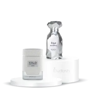 Shiyaaka Snow + Arabiyat Marwa | Eau De Parfum | Unisex Fragrance | 100 ML | Amber - Fresh Spicy & Citrus