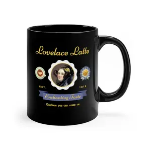 Ada Lovelace Mug, Famous Scientists Cafe Series, Women in STEM, Great Gift for a Science Teacher, Math Teacher, Computer Programmer