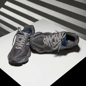 Y2K Aesthetic Chunky Sneakers Grey Mesh Retro Running Shoes Outdoor Gorpcore Dad Shoes