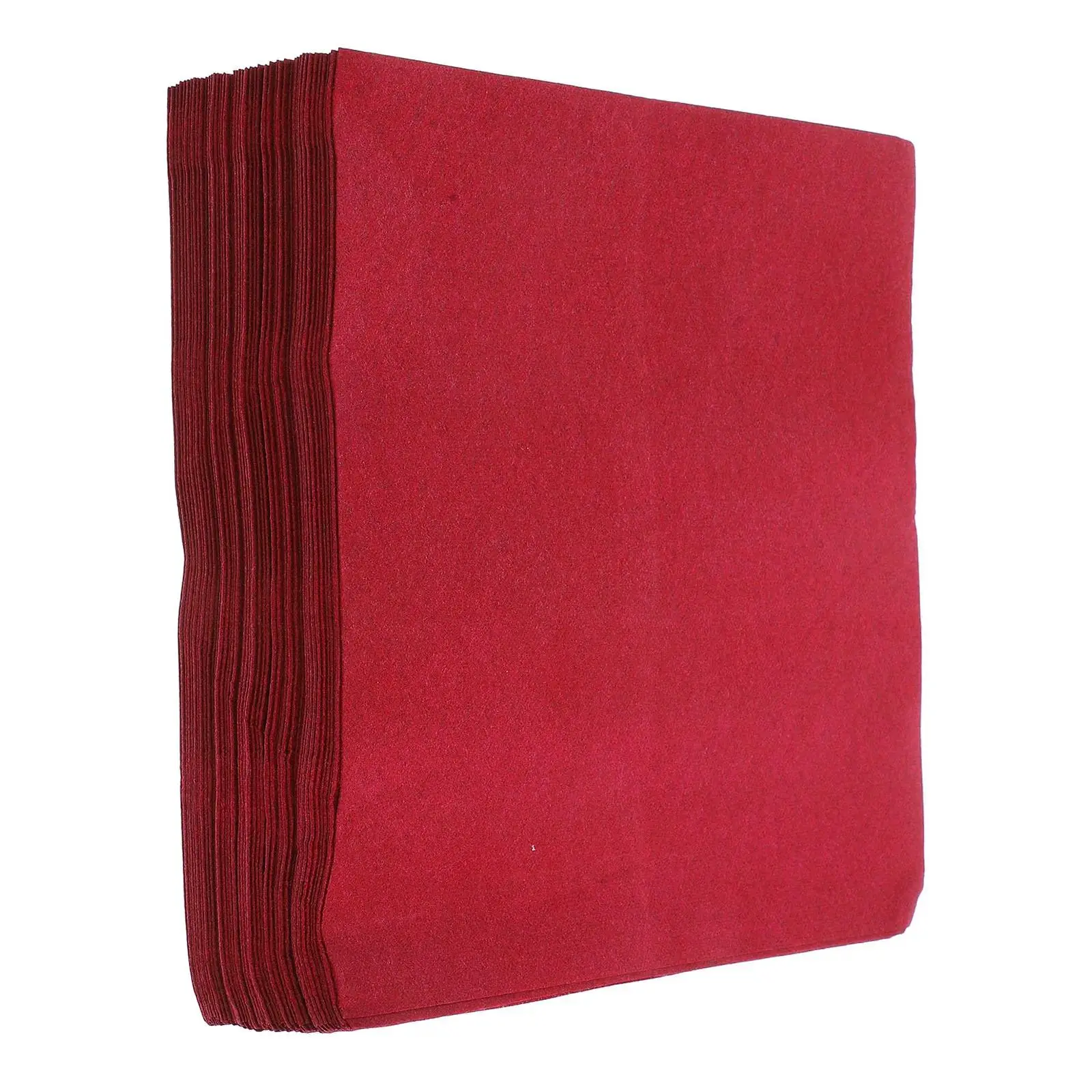 25Pcs Disposable Paper Napkins - Dark Red, Thick, Soft Textured Disposable Hand Towels for Wedding Reception, Restaurant Use (Home & Festive Party Supplies), Disposable Napkins