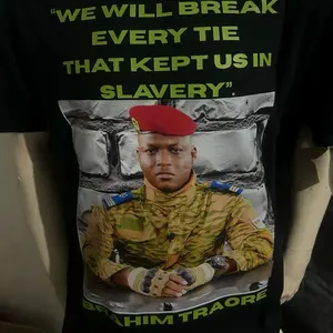 President Brahim Traore Unisex T Shirt with Inspirational Quote and Graphic Design Featuring Brahim Traore