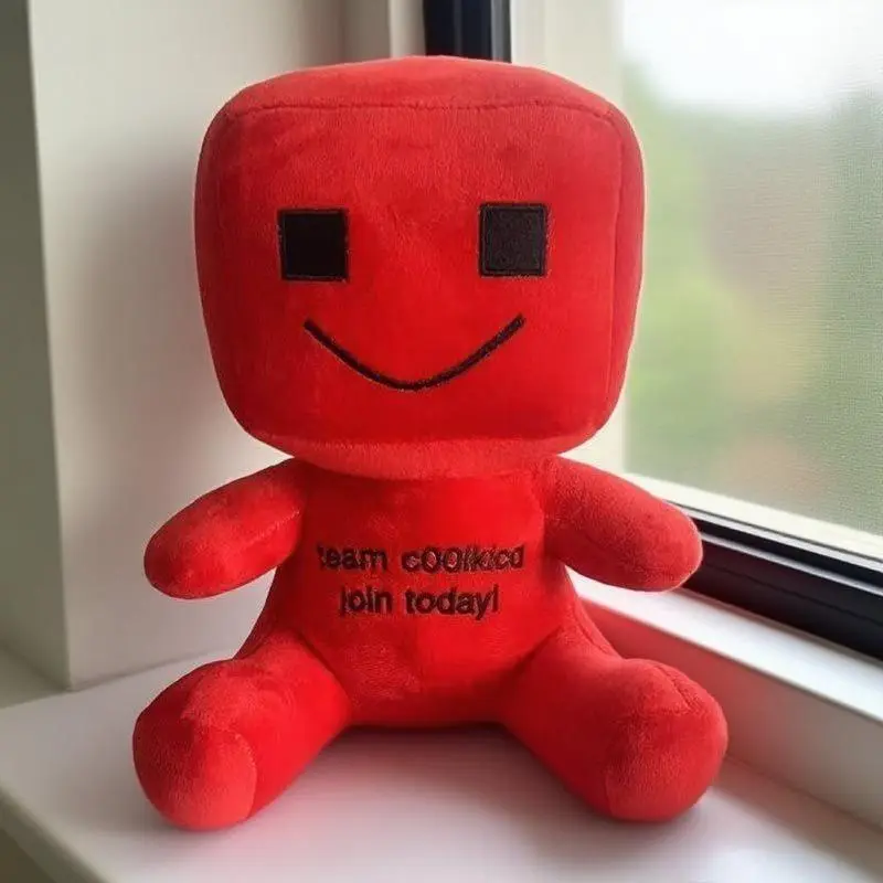 Forsaken C00Lkidd Red Stuffed Toy - Unisex, Cute Fun Design, Soft Texture, Festive Plush Art, Holiday Room Boost, Perfect Gift for Friends on Key Holidays, Festive Room Decoration