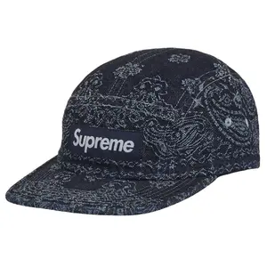 Supreme Bandana Jacquard Denim Camp Cap, from StockX