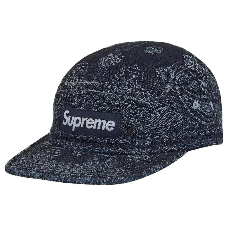 Supreme Bandana Jacquard Denim Camp Cap, from StockX