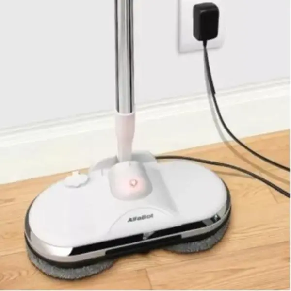 Effortless Cordless Electric Spin Mop with Water Sprayer & LED Headlight