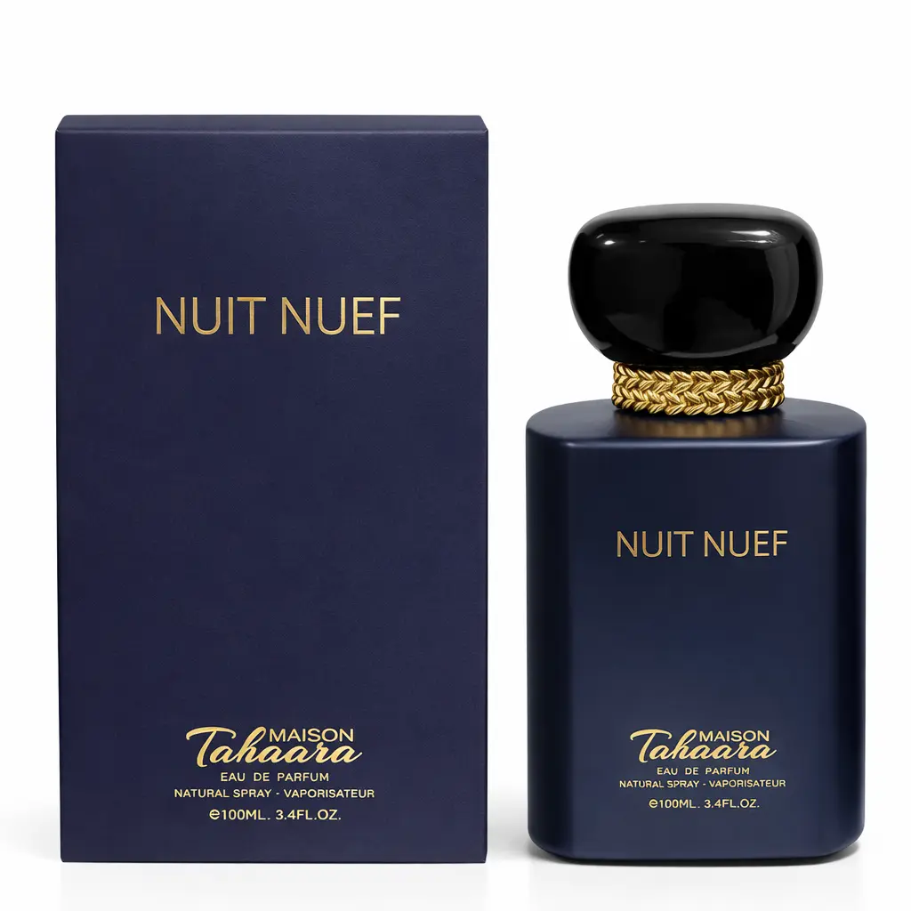 NUIT NUEF Eau De Parfum (Unisex) by Tahaara Fragrances 3.4oz(100ml)