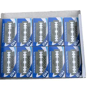 Dorco Razor Blades - 100 Stainless Double Edge Blades ST300 Barber Supplies 8801038200026 Smooth Steel razor sharpener