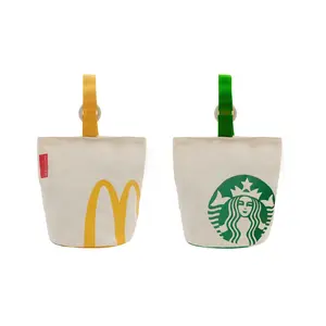 Mcdonald's Bag Funny Bucket Bag Sundries Small Handbag Small Cloth Bag