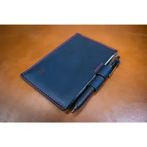 Leather Field Notes Set - Navy Blue Minerva