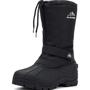 ALEADER Men's Minimalist Winter Fashion Warm Waterproof Insulated Shell Inner Comfort Outdoor Snow Boots