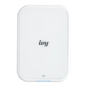 Canon IVY 2 Mini Compact Photo Sticker Printer with LED Light Bar and Built-In Battery (Pure White)