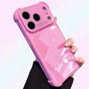 Big Window Protective Phone Case Shockproof Corners with Camera Protection For iPhone 17 Pro Max cases 16 15 14 13 Pro Max