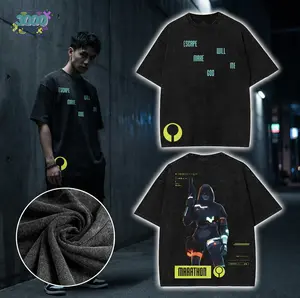 Void Assasin Marathon Game Graphic Tee, Vintage T-shirt Hoodie Sweatshirt Tank Top, Bungie FPS Game Merch, Unisex Cotton Top Streetwear Menswear Heavyweight