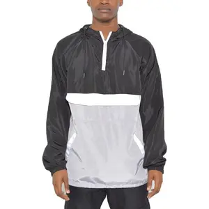 Color Block Anorak Jacket Pullover Windbreaker