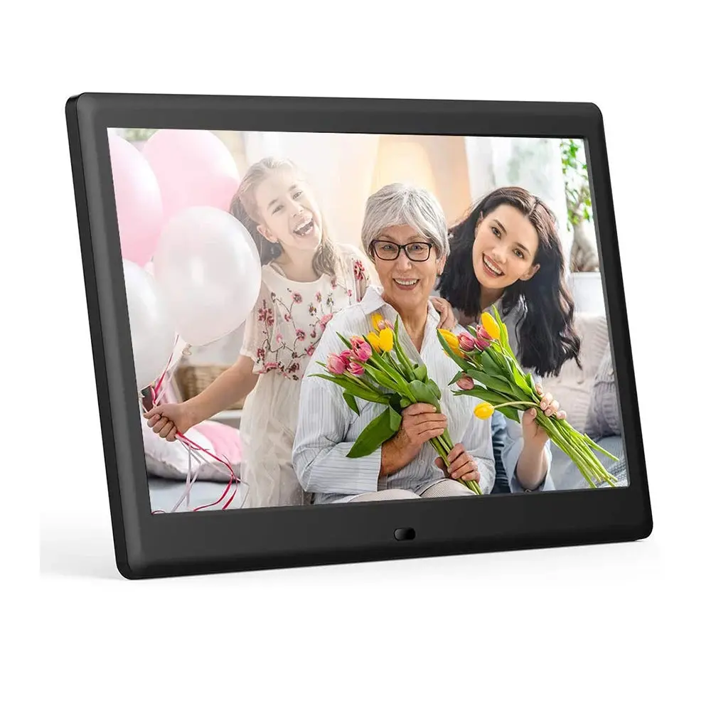 1280x800 IPS HD Display 16 GB Storage Acrylic Frame Digital Picture Frame 10 Inch Calendar Easy Setup Video Photo Upload