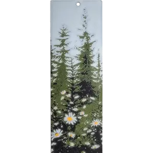 Pines and Petals Bookmark - 3D Printed Nature Inspired Design - 5.5in x 1.8in - Perfect for Cozy Reading Comfort
