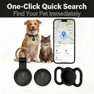 Mini Pet Anti-Lost GPS Finder, Multi-Device Connected Real-Time Location Tracker for Pets,Easy-Attach Pet GPS Tracking Tag, Compact Anti-Lost Positioner for Daily Pet Use,Easy-Attach Pet GPS Tracking Tag