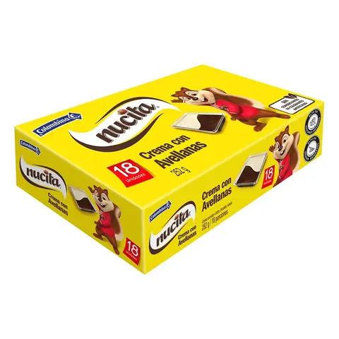NUCITA X Chocolate Snack, 18-Count Food Pack