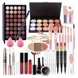 Makeup Bundle Box, Bundle Pack, Multi-Pack Daily Use Cosmetic Set - 13 Total Products for Adults, Includes up to 3 Flawless Eyeshadows for Face and Eye Makeup