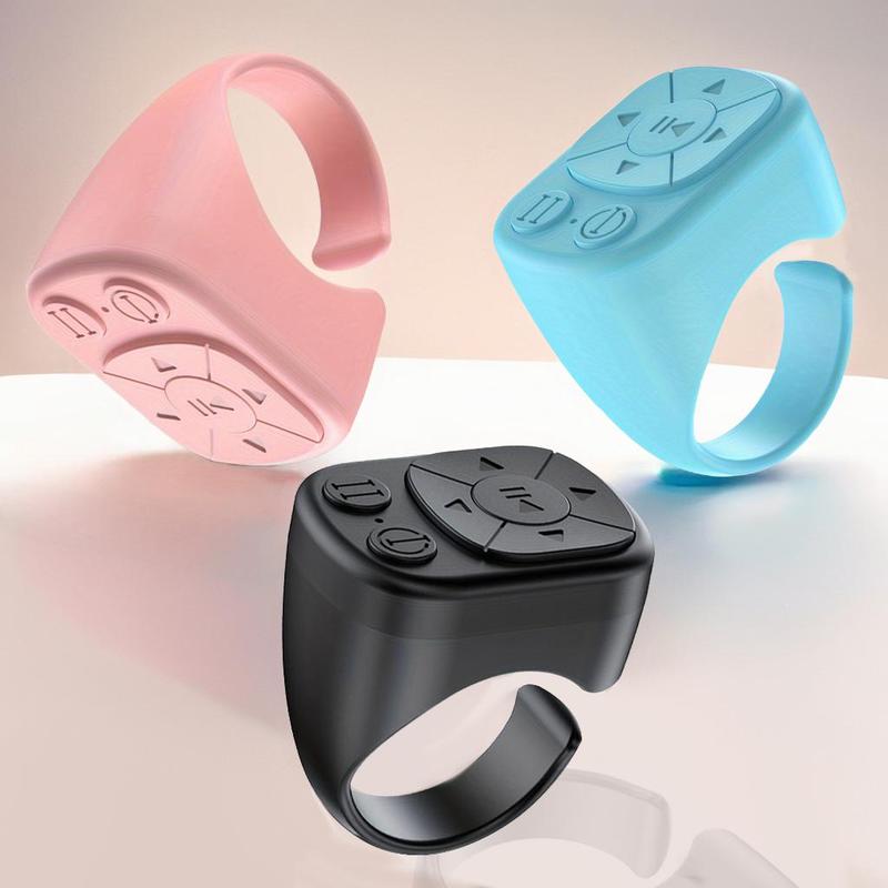 Multifuction Ring Multi-function Ring Remote Control, Bluetooth-compatible Page Turner ...