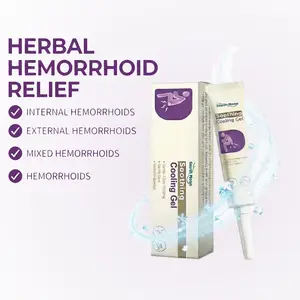 Natural Herbal Hemorrhoid Relief Gel with Safflower & Scutellaria Extract - Fast-Acting Pain Relief & Antibacterial Ointment - Soothing Treatment for Long-Sitting Professionals & Sedentary Lifestyles
