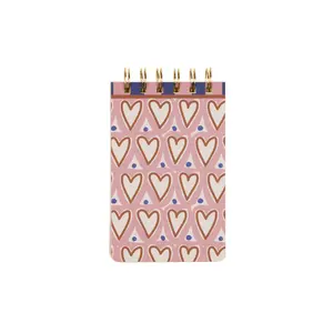 A Dopo Hearts Twin Wire Notepad