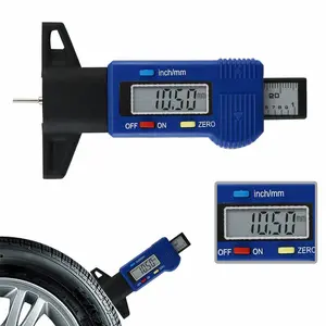 Digital LCD Tire Tread Vernier Caliper Tool Car Truck Motorcycle Tread Depth Gauge Measurer Brake Pad Wear Measuring