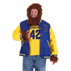 Plus Size Letterman's Jacket Teen Wolf Adult Costume