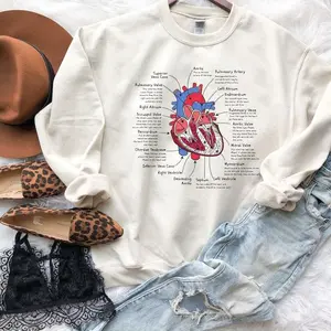 [Sale off up to 50%] Heart Anatomy CVICU Nurse Sweatshirts, Cardiac Nurse Hoodies, Cardiac Nurse Hoodie, Cardiology Tee, Cardiac Sonographer Tee, Gift For Nurses