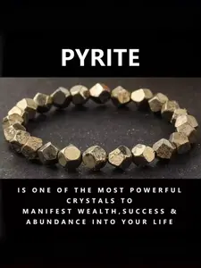 Pyrite Chalcopyrite Wealth Bracelet, Handmade Irregular Cut Natural Stone Bangle, Prosperity Guardian Energy Jewelry for Women & Men, High Quality Bracelet, Stackable Bracelets