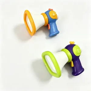 Toddler Voice Changer Megaphone Toy with Recorder & Built-in Music Player, 3 Fun Sound Effects, Drop-Proof Color Learning Interactive Toy, Ideal Birthday Gift for Boys & Girls Ages 3+ Indoor Outdoor Play