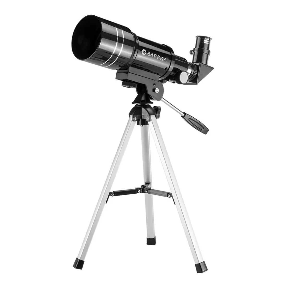Barska 225 Power 30070 Starwatcher 70mm Refractor Telescope with Deepsky Astronomy Software, 300mm Focal Length, f/4.3 Focal Ratio