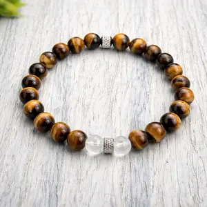 Tiger’s Eye Quartz Natural Crystal Jewelry Natural Crystal Bracelet