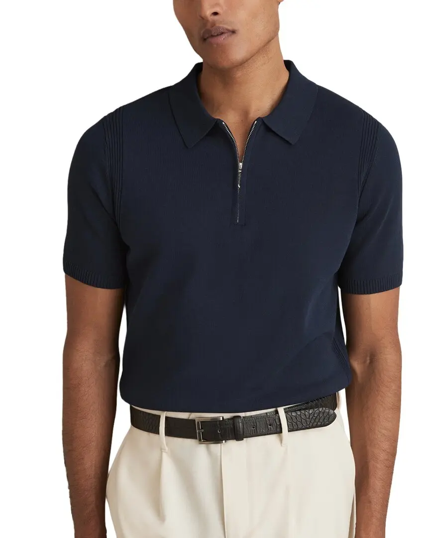 Reiss Berkley Half Zip Knit Sweater