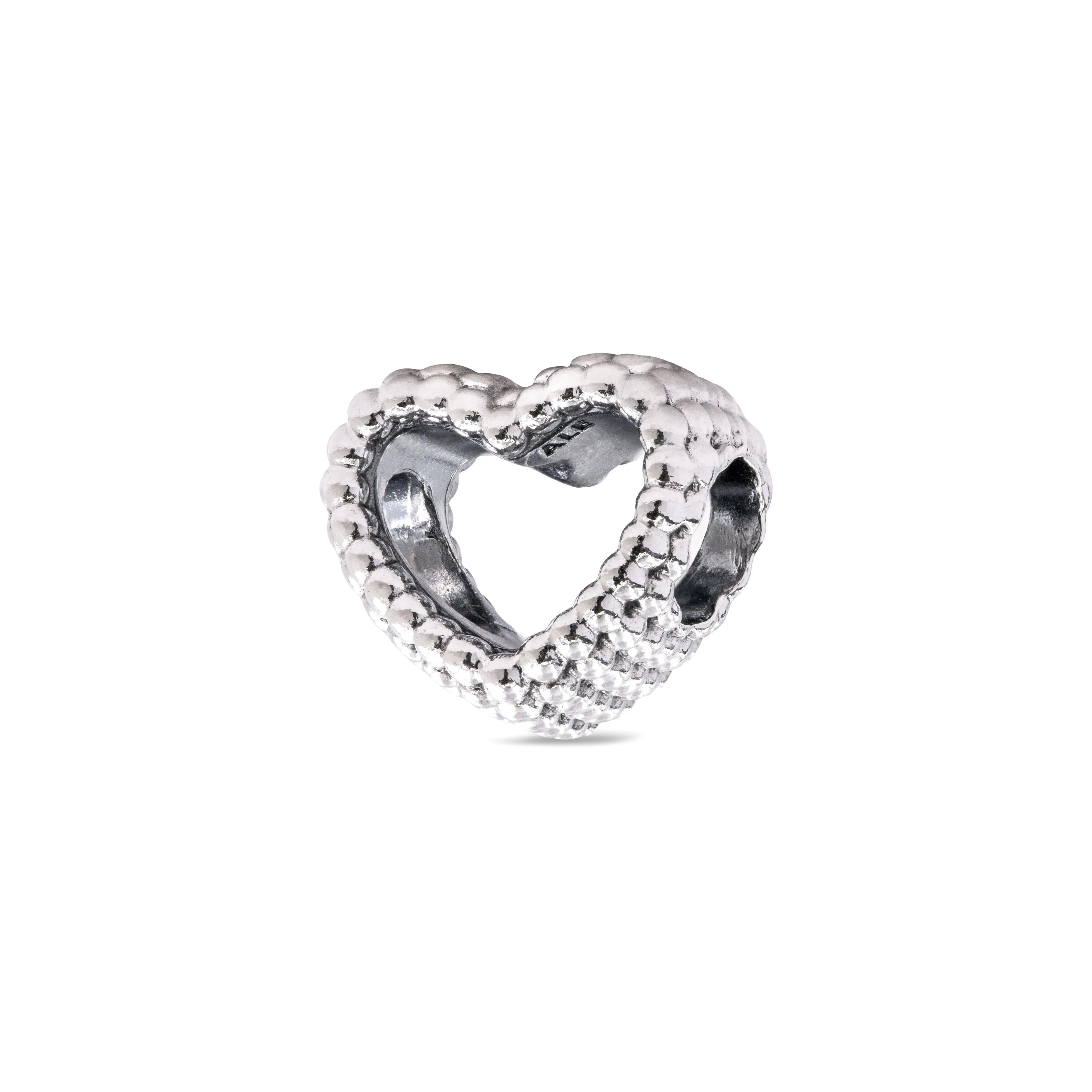 PANDORA Beaded Open Heart Charm 797516 PANDORA Beaded Open Heart Charm 797516