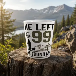 He Left the 99 Latte Mug