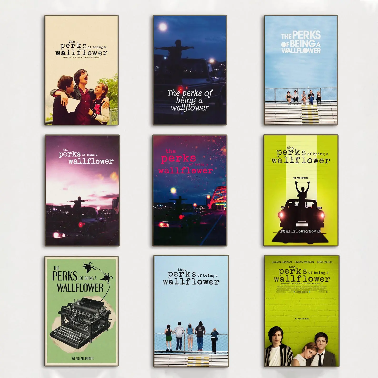 The Perks of Being a Wallflower Movie Poster: High Definition Canvas Art PrintThe Perks of Being a Wallflower Movie Poster: High Definition Canvas Art Print