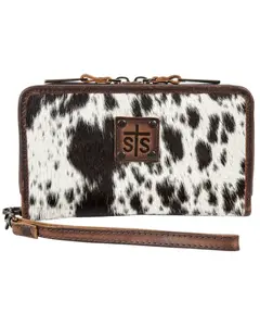 Sts Ranchwear By Carroll Women's Kacy Cowhide Organizer Wallet - Sts62742