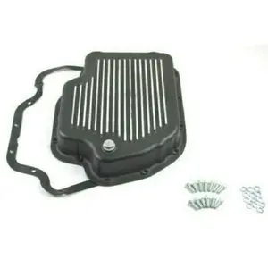 212 MAIN Heavy Duty Black Aluminum Finned Transmission Pan (8lbs) for GM Turbo 400, Sports Collectibles Accessory