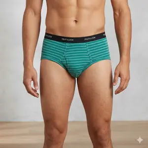 Fruit of the Loom Mid-Rise Briefs Multi-Pack, Tagless Assorted Underwear (Sizes S-XL), Natural, Fabric, Menswear, Classic