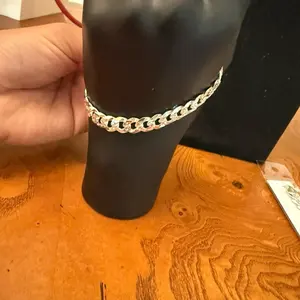 Sterling Silver .925 Slave for Him 8.5 mm Bracelet