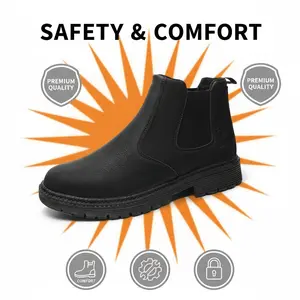 Professional Safety Shoes for Men and Women, Waterproof Chef Work Sneakers, Anti Slip, Breathable and Puncture Proof for Gardening, Farm Work and Landscaping