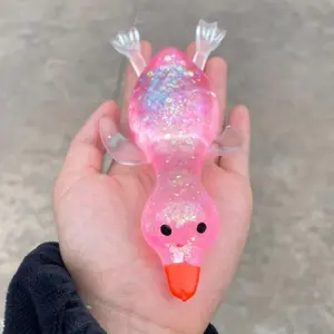Squishy Duck Maltose Squeeze Toy Soft Cute Goose Fidgets Toys Plasticity Duck Stress Relief Toy Relieve Anxiety for Friends Gift
