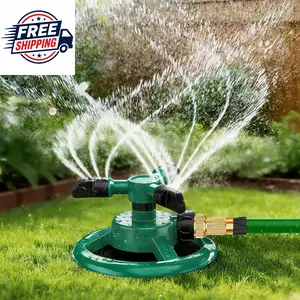 Sprinklers for Yard, Lawn & Garden Sprinkler Automatic 360 Rotating for Large Area Coverage, Grass Water Sprinkler for Kids and Pets Water Fun ANDVANA
