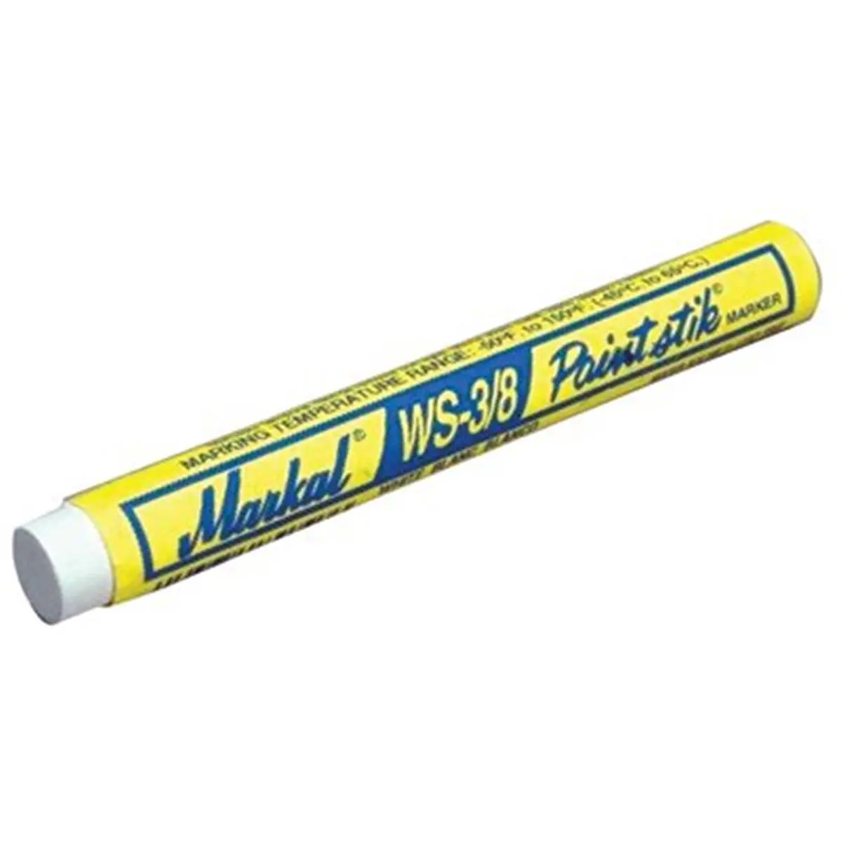 Markal 434-82423 W-S.38-Blk Water Soluble Paint Stick Marker, Easy Removal, Finer Line Marking, Smaller Diameter, Temporary Marking for Automotive & Motorcycle Applications