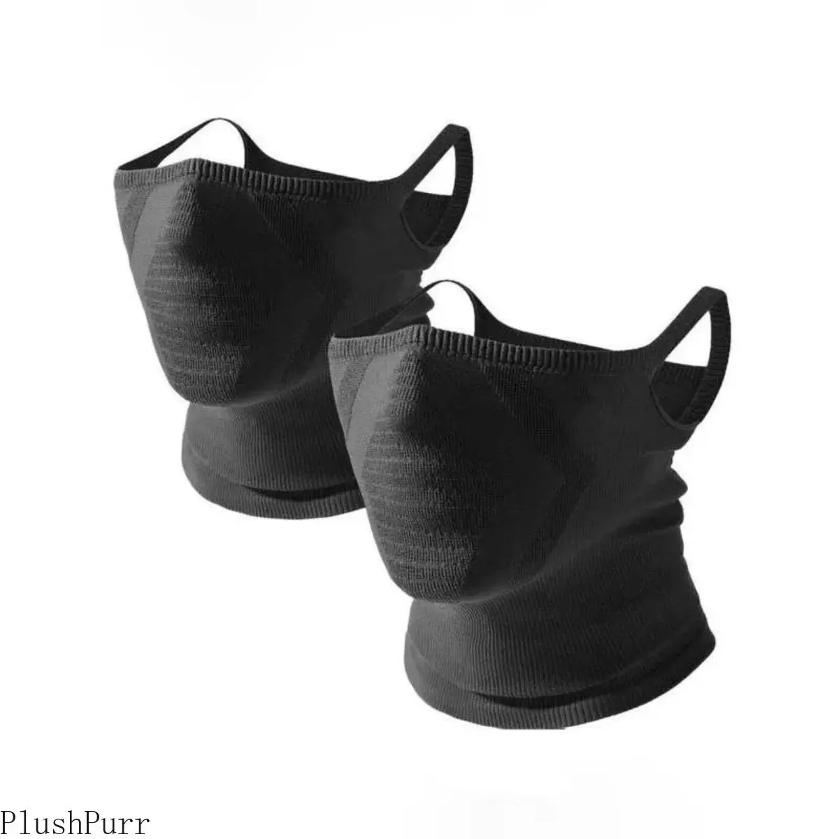Athletic Face Masks 2-Pack, Breathable & Windproof Half Face Covers with Ear Loops for Men, Ideal for Running, Cycling (Bag Accessory) tiktokshopbacktoschool