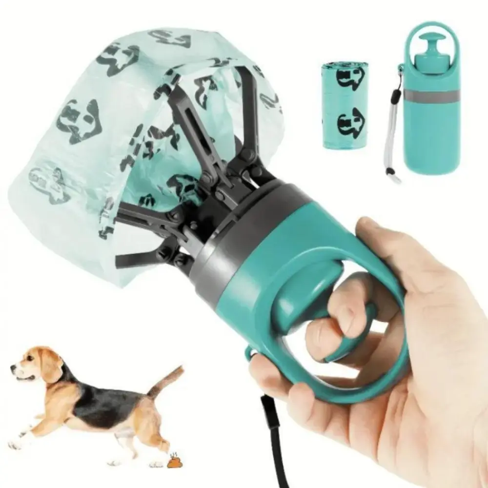 2026 New Arrival Portable Pet Poop Scooper - 1-Count Sturdy ABS Plastic Compact Dog Waste Disposable Bags Built-In Holder, Outdoor Dispenser for Cleanup, Quick & Hygienic Pickup, Fast Hygienic Lift, Easy Cleaning, Sturdy ABS Resists Daily Outdoor Wear