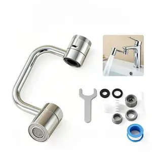 Renters Friendly 1440° Swivel Faucet Extender, No Damage Tool-Free 1-Min Install Faucet Aerator, Fully Removable Dual Mode Anti-Splash Water Saving Faucet Attachment for Apartment Kitchen Bathroom Sink #SummerVibes filter