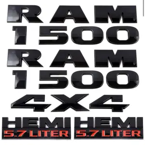 1500 EMBLEM KIT - 1500, HEMI 5.7 LITER, 4X4 BADGES