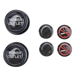 Cigarette Lighter Socket Cover Cap 2 Pack, Universal Waterproof Dustproof Plug for Car Power Outlet Prevent Children From Putting Their Fingers Into the Power Socket